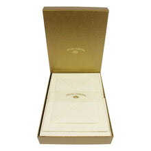 Load image into Gallery viewer, Original Crown Mill Golden Line Gift Box - Cream Deckled Paper